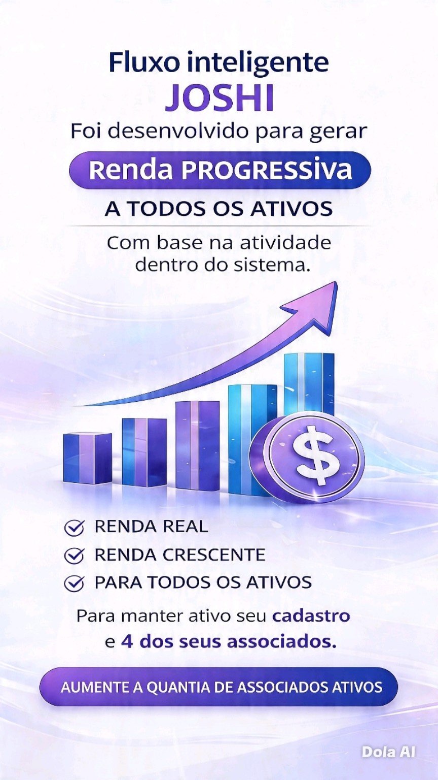 Renda progressiva que acompanha o seu crescimento